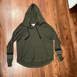Market & Spruce Green Oversized Hoodie Relaxed Fit